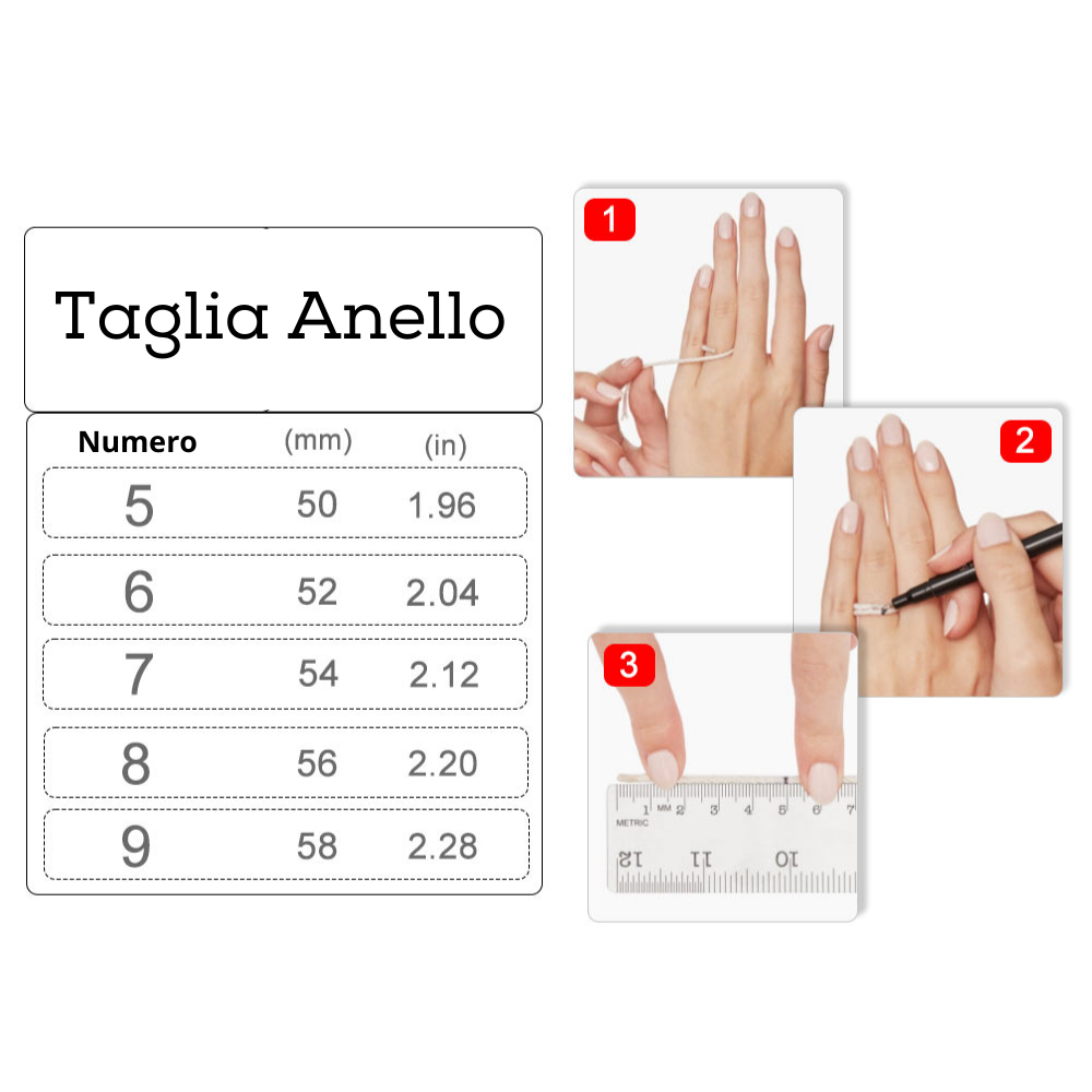 Sole&Luna - Set di 2 Anelli in ARGENTO S925