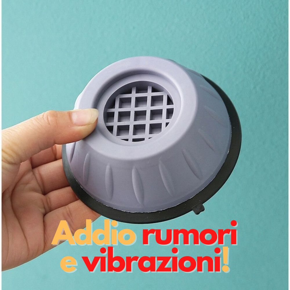 Vibrazioni STOP™ | Piedi anti vibrazioni e rumori per lavatrici UNIVERSALI